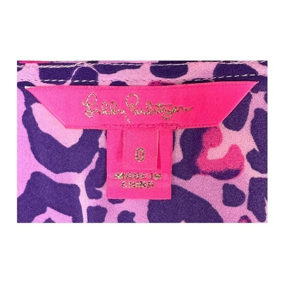 NWOT Lilly Pulitzer Cristiana Stretch Dress Leopard Print in Pink/Purple - Picture 5 of 7